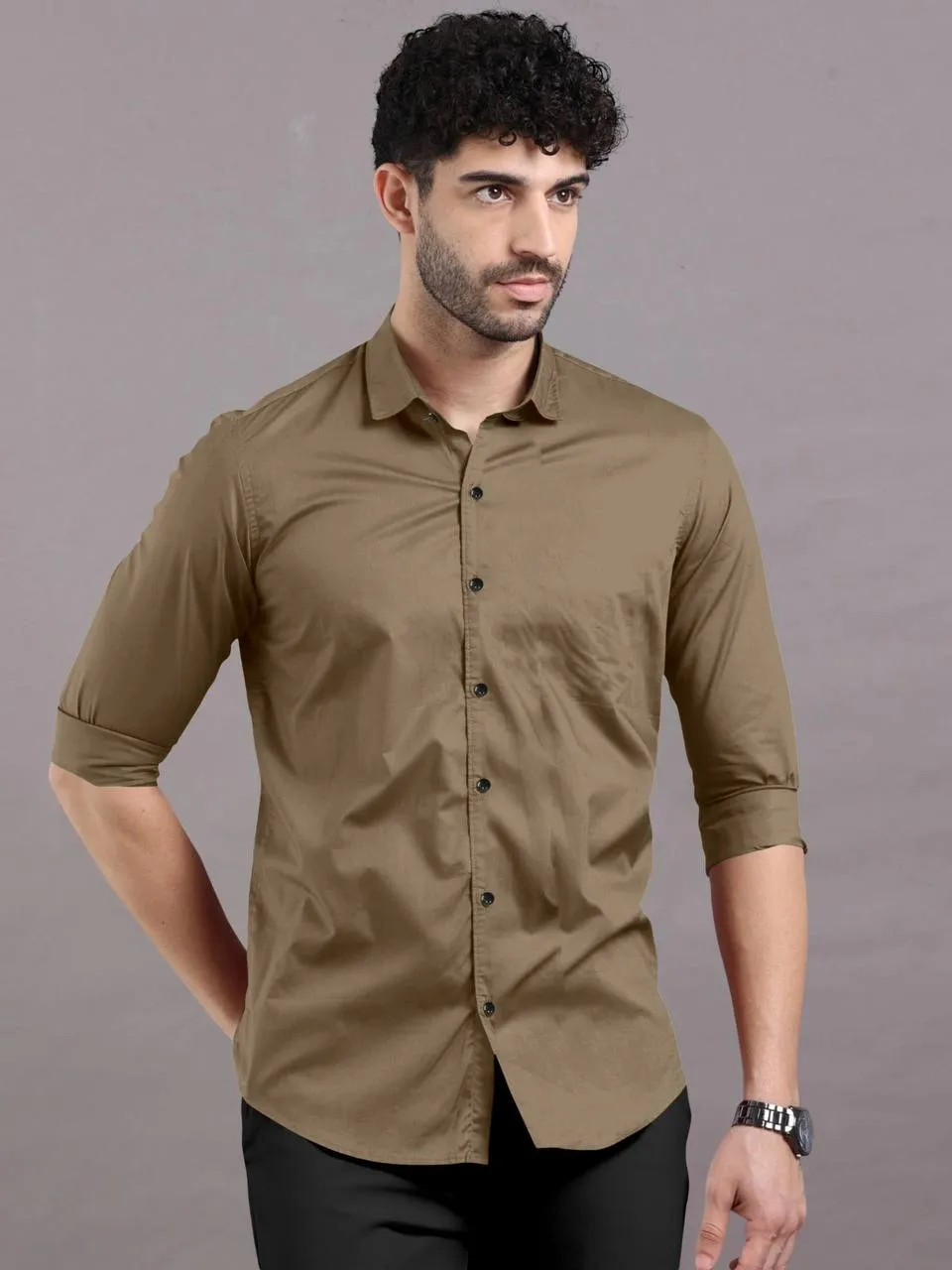 Premium Bronze Solid Shirt