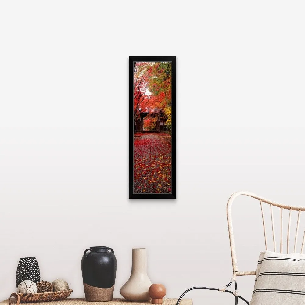 "(Komyoji Temple ) Kyoto Japan" Black Framed Print