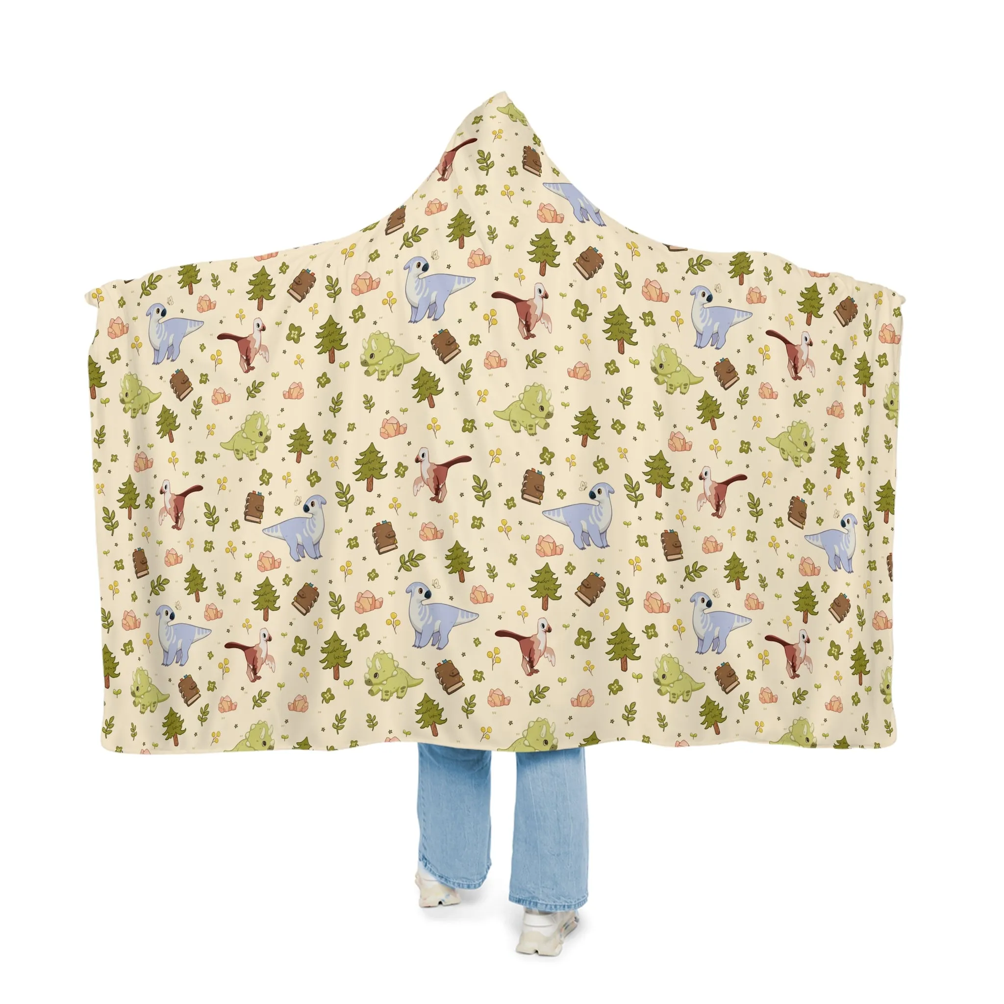 Roaming Rancher in Tamablume Cream - Snuggle Blanket