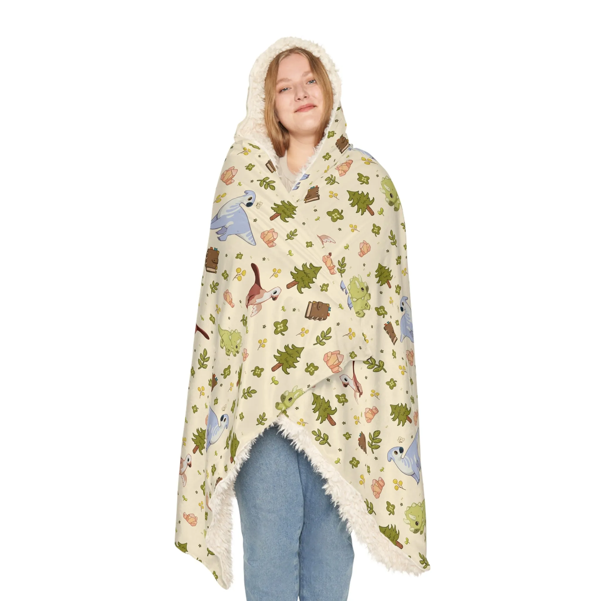 Roaming Rancher in Tamablume Cream - Snuggle Blanket