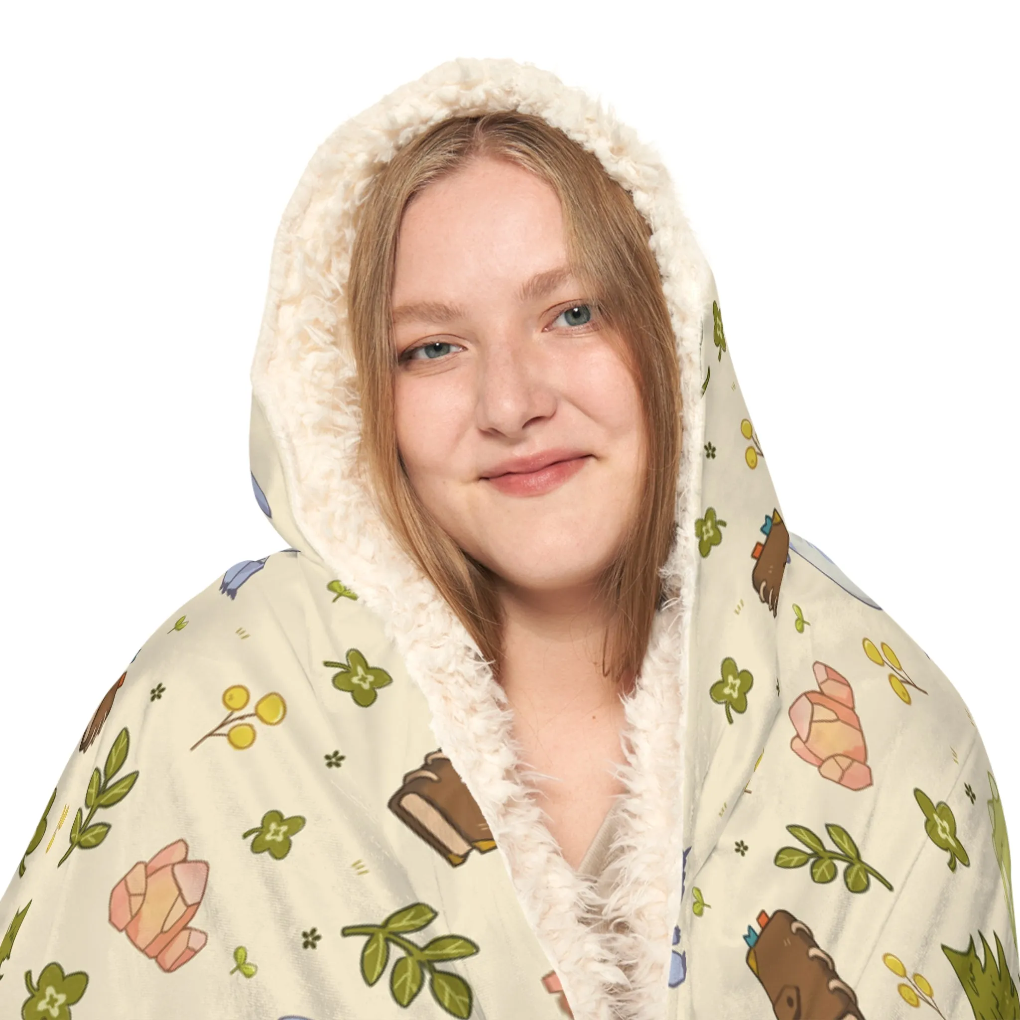 Roaming Rancher in Tamablume Cream - Snuggle Blanket