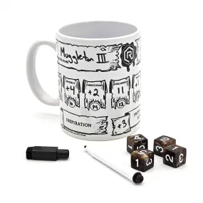 RPG Character Creation Coffee Mug and Dice Set