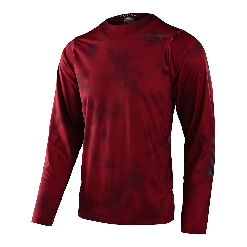 Skyline LS Chill Jersey Tie Dye Wine