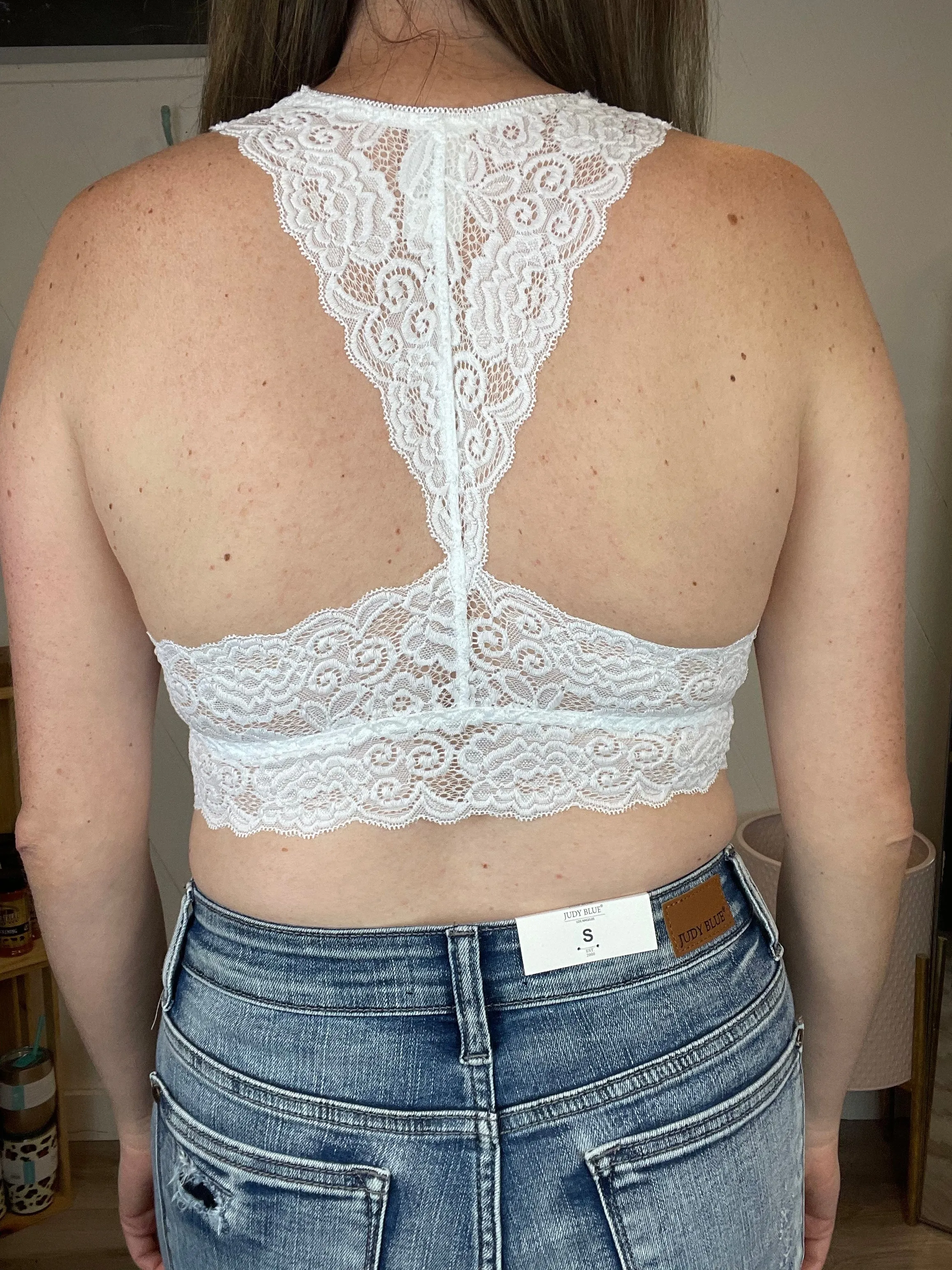 Soft Lace Racerback Bralette