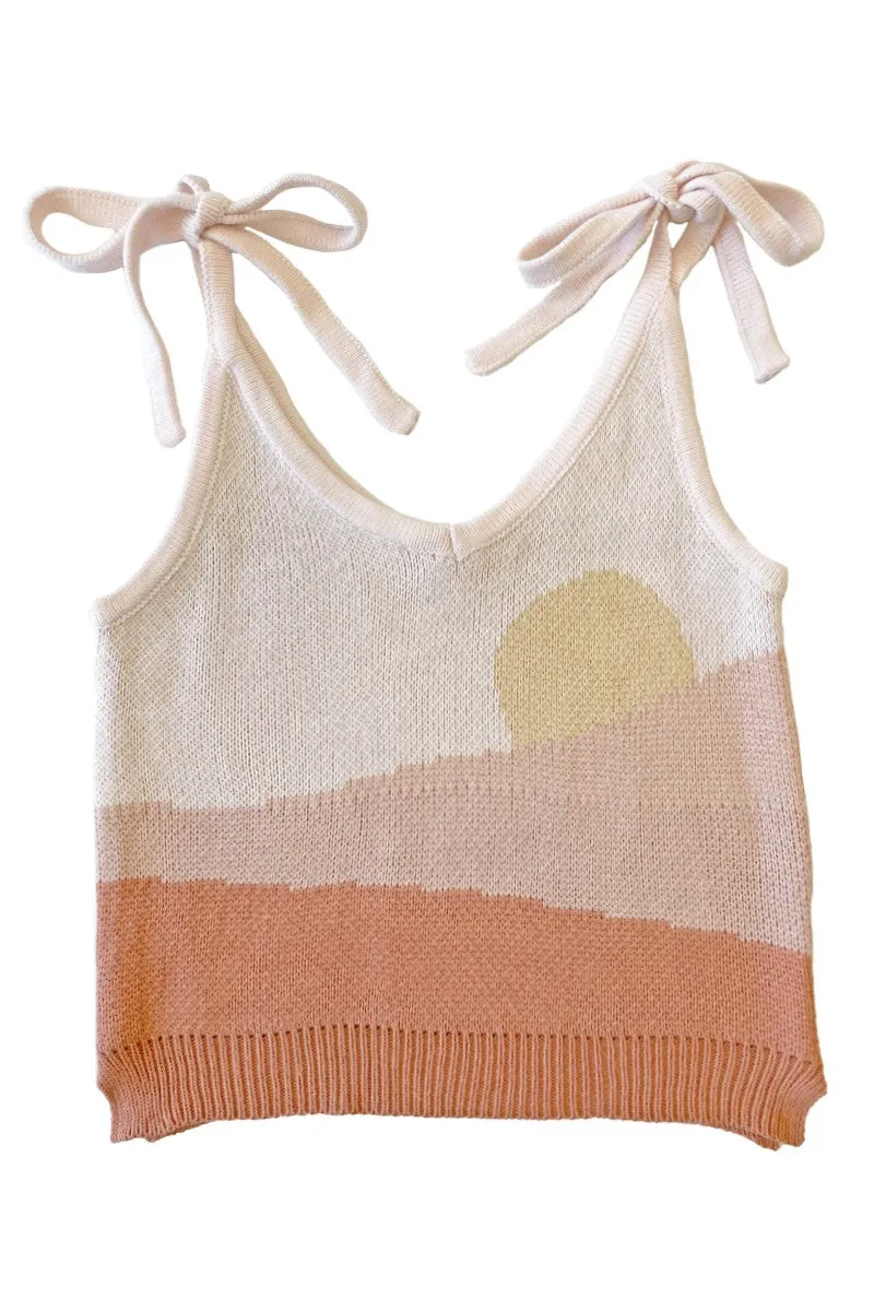 Sunset Tie Tank