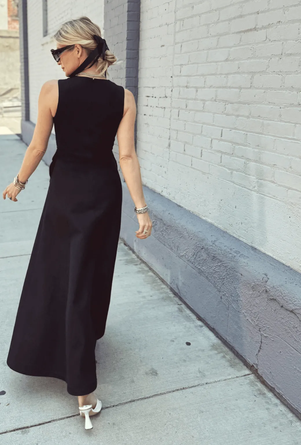 The Kelly Gown - Black Faille