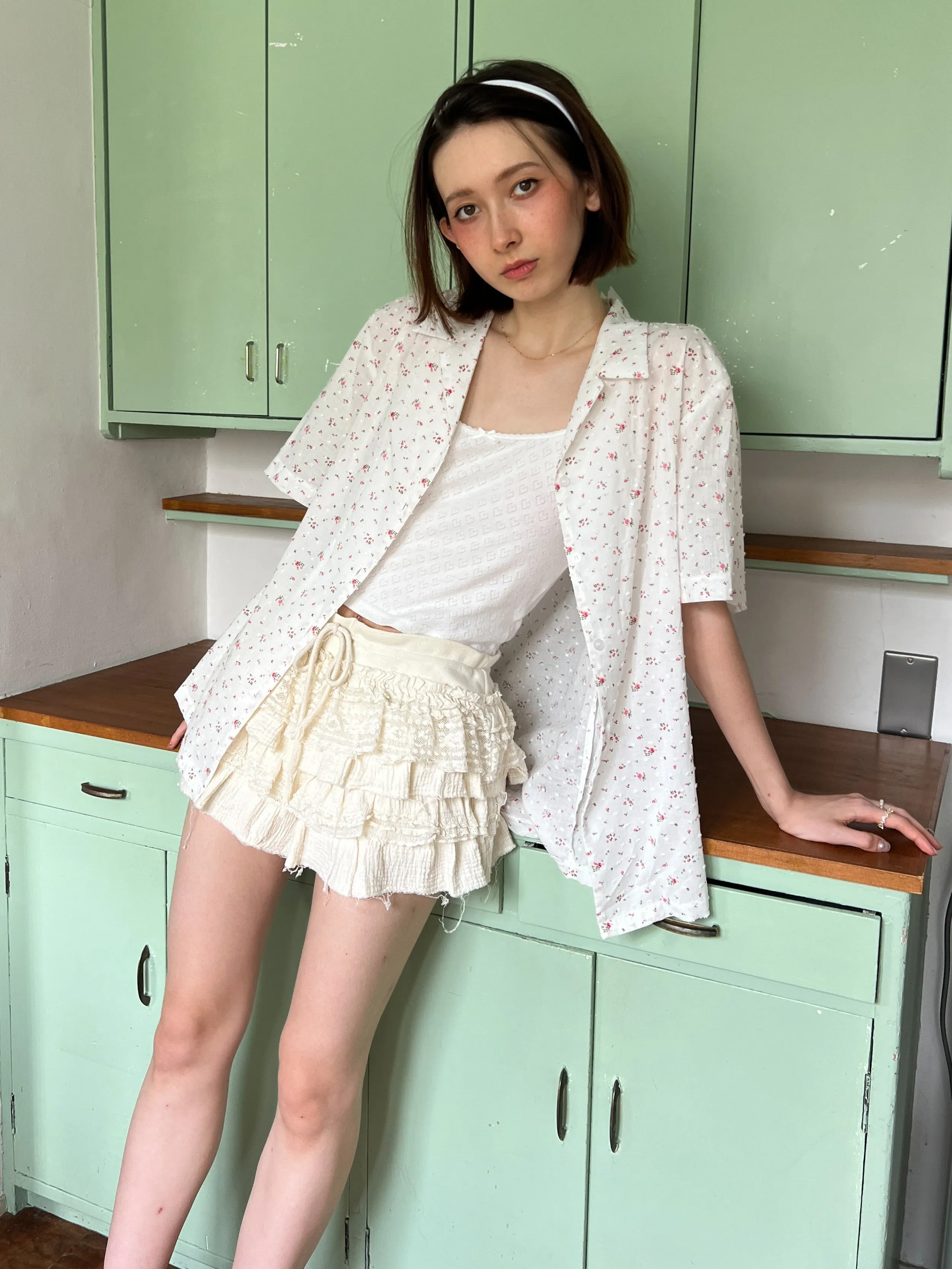 Tiered Lace Skort