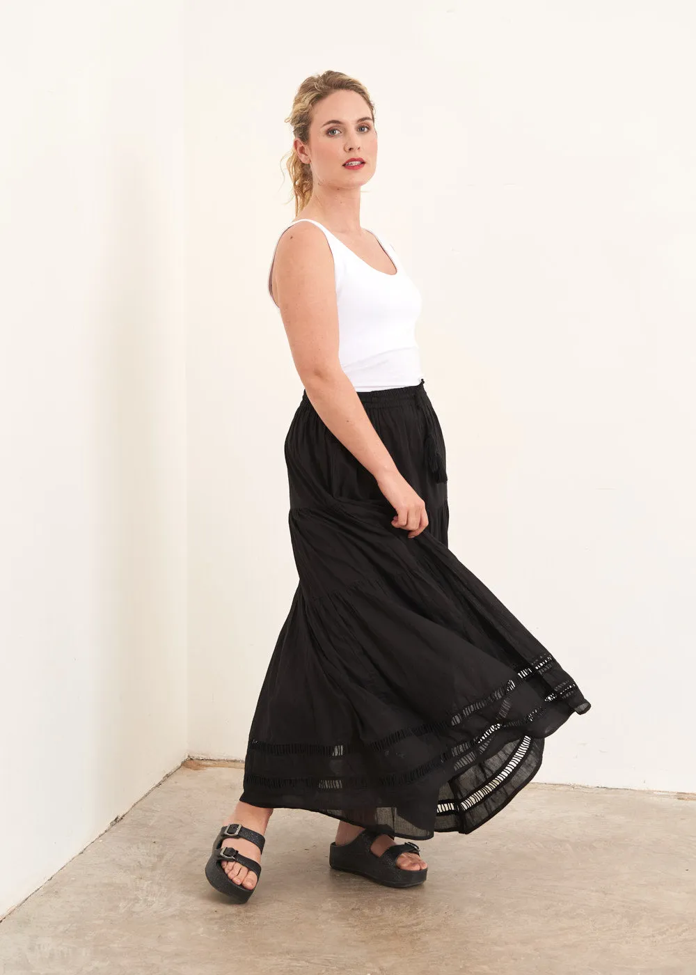 TOULOUSE SKIRT - BLACK