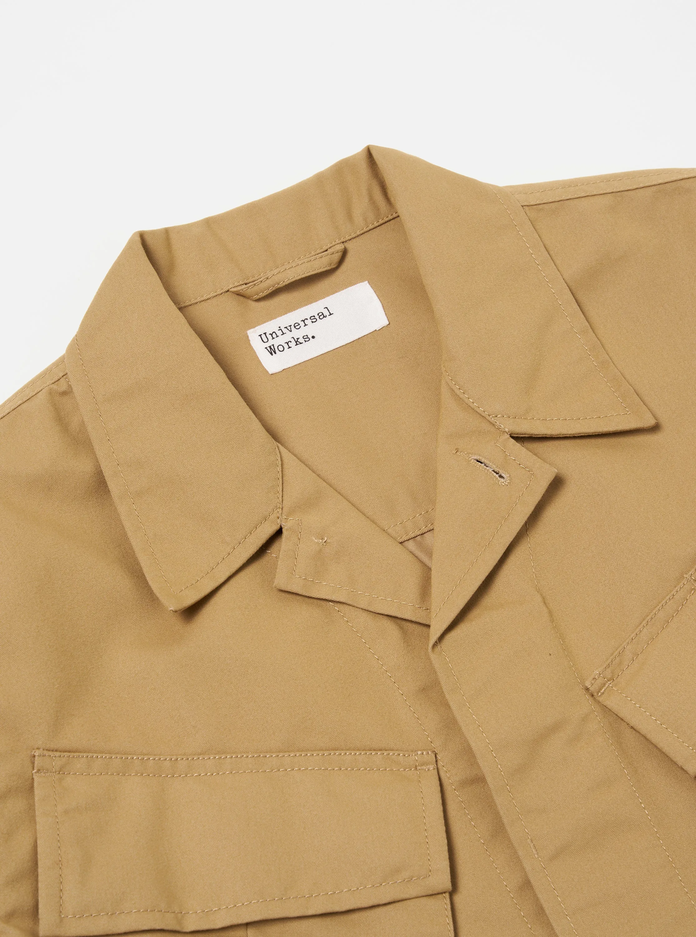 Universal Works Jungle Jacket in Sand Brushed Polytech