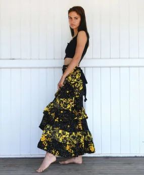 Volantes Maxi Wrap Skirt