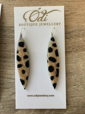 Wild Cat Marquise Earrings