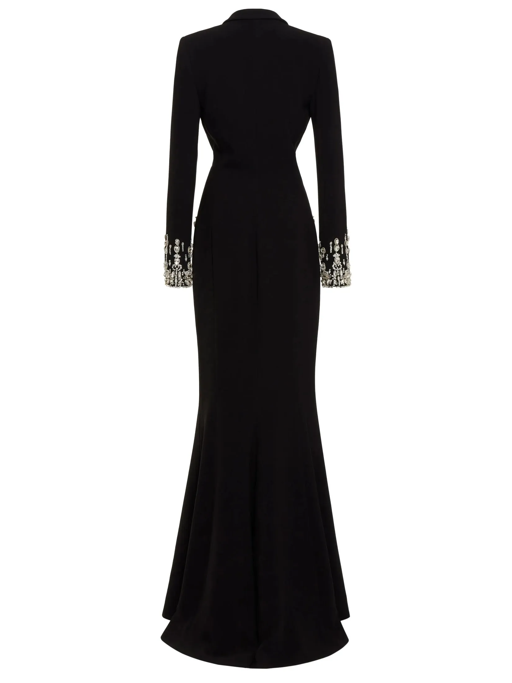 Women’s Crystal-Embellished Cady Blazer Dress/Gown