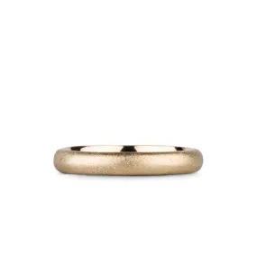 Yosemite Half Round Band - 14k yellow gold - 3mm - size 7